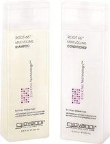 Giovanni Cosmetics Root 66 Hair Care Set - Shampooing et revitalisant pour cheveux mous, fins et sans vie