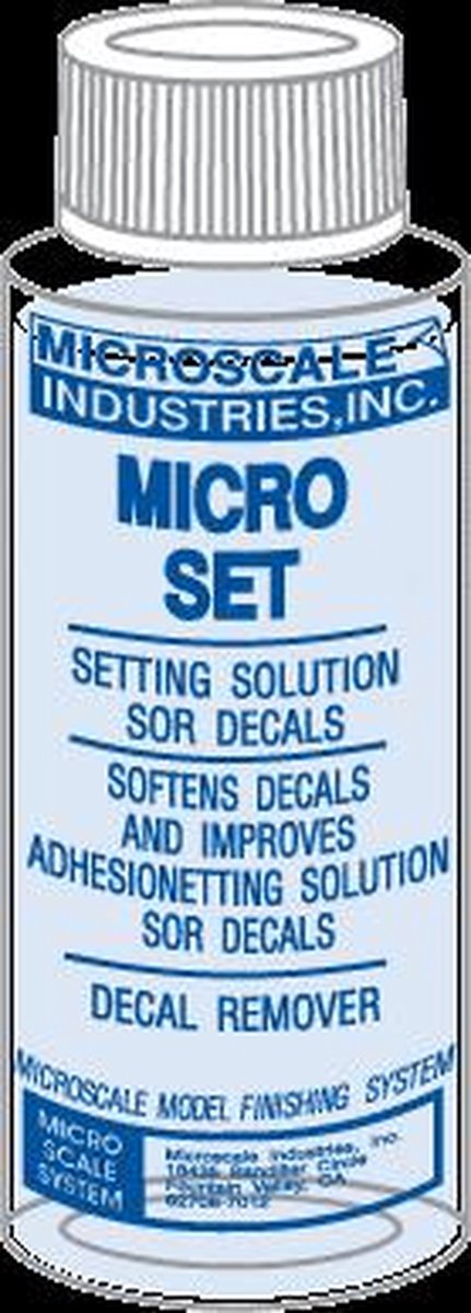 Microscale MI01 Micro Set Solution Decal vloeistof - Microscale