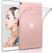 Luxe Siliconen Hoesje Geschikt Voor Apple iPad 9.7 Inch 2017/2018 Tablet - TPU Backcover Back Bescherm Hoes Cover Case - Tablethoesje  Met Volledige Achterkant & Zijkant Beschermin