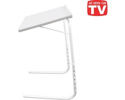 Multifunctionele Inklapbare Tafel - 3 Hoeken Inklapbaar - 6 Hoogtes Verstelbaar - Laptop - Ontbijt