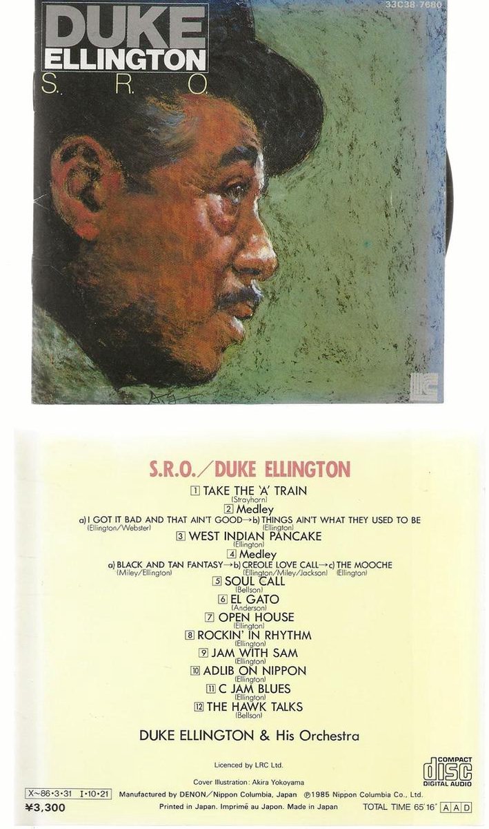 Duke Ellington S.R.O. Japanse Import