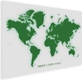 Wereldkaart Create A Green World - Poster 60x40
