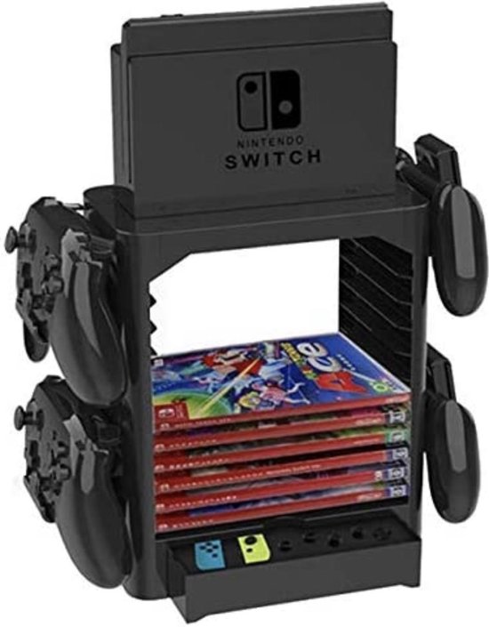 Support pour Nintendo Switch / Lite Support d'hôte de jeu Noir