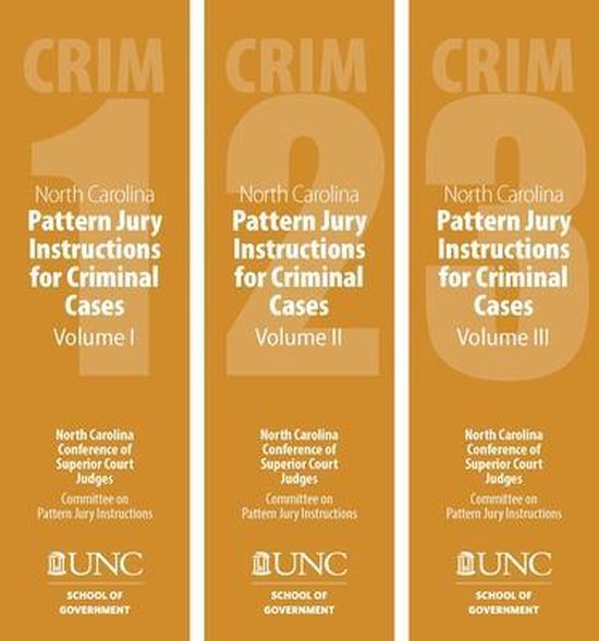 North Carolina Pattern Jury Instructions for Criminal Cases, 2020