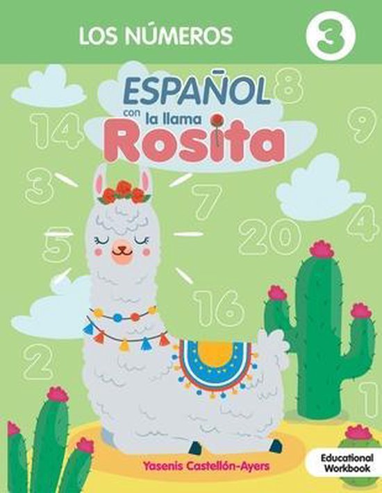 Espanol con la llama Rosita Los Numeros - cover