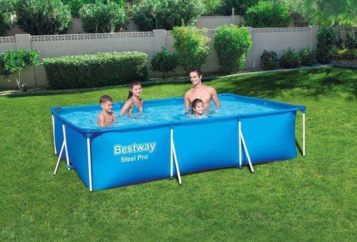Zwembad Bestway Steel Pro Metal Frame Pool 300x201x66 cm + Intex afdekhoes – foto 3