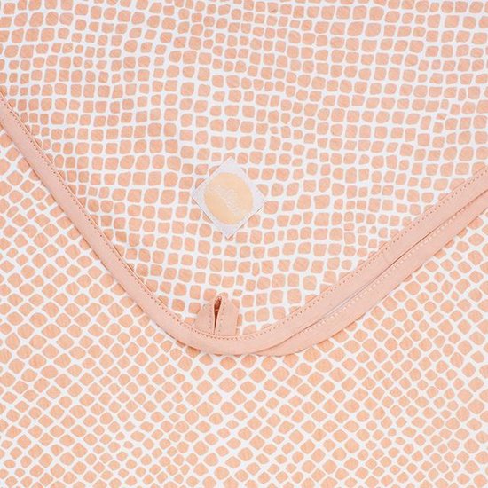 Jollein Baby Deken Jersey Wieg 75x100cm Snake - Pale Pink van Jollein — afbeelding 5