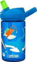 Bol.com CamelBak Eddy+ Kids - Drinkfles - 400 ml - Blauw (Glow in the Dark Shark) aanbieding