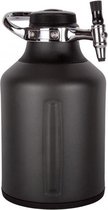 GrowlerWerks uKeg™ Go Big 128 Tungsten - zwart - 3,8 l - thuistap  biertap - thermoskan