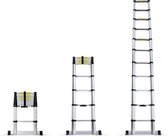 Telescopische Ladder 4.2 Meter - Met stabilisatiebalk - Aluminium