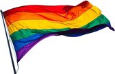 WOOIJ LGBTQ+ Regenboog Vlag - Regenboog Vlag LGBT - LGBTQ Vlag - Pride Vlag - Bi vlag - 90*60cm