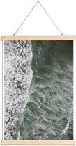 JUNIQE - Posterhanger Oceanic 01 -30x45 /Grijs & Groen