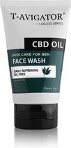 Gezichtsverzorging Voor Mannen - T AVIGATOR® CBD Face Wash For Men - Gezichtsscrub Voor Mannen Op Basis Van CBD-Olie - Scrub Voor Het Gezicht - Natuurlijke Ingrediënten - Speciaal
