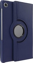 Case2go - Tablet Hoes geschikt voor Lenovo Tab M10 HD - 2e Generatie (TB-X306) - Draaibare Book Case Cover - 10.1 Inch - Donker Blauw