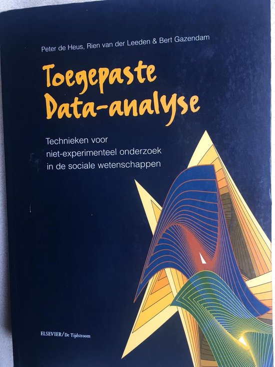 TOEGEPASTE DATA-ANALYSE - cover