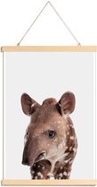 JUNIQE - Posterhanger Tapir -30x45 /Bruin