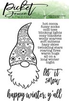 A Gnome Winter Clear Stamps (S-126)
