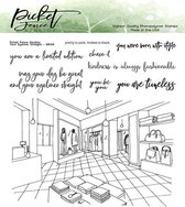 Your Eyeliner Straight Clear Stamps (BB-128)