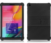 Geschikt voor Samsung tablet A7 - Schokbestendige stand Cover - Ideale tablet hoes voor kinderen - Zwart