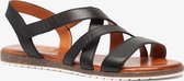 TwoDay leren dames sandalen - Zwart - Maat 39 - Echt leer