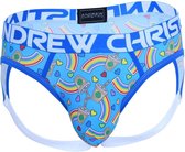 Andrew Christian - Iced Coffee Rainbow Bubble Butt Jock - Maat XL - Jockstrap - Mannen ondergoed