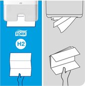 Tork Xpress� Multifold Handdoek Dispenser Kunststof Wit H2