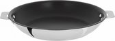 Cristel Casteline Amovible Pan van Roestvrij staal met Excellis anti-aanbaklaag, 22cm, P22QMPE