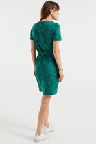 WE Fashion Dames loose fit jurk met dessin