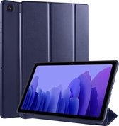 Geschikt voor Samsung tablet A7 - Tri Fold Tablet hoes - Smart Cover - Blauw