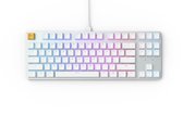 Glorious PC Gaming Race GMMK Compact White Ice Edition - Toetsenbord - Gateron Brown Switches - RGB - US - wit