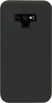 - ADEL Siliconen Back Cover Softcase Hoesje Geschikt voor Samsung Galaxy Note 9 - Zwart