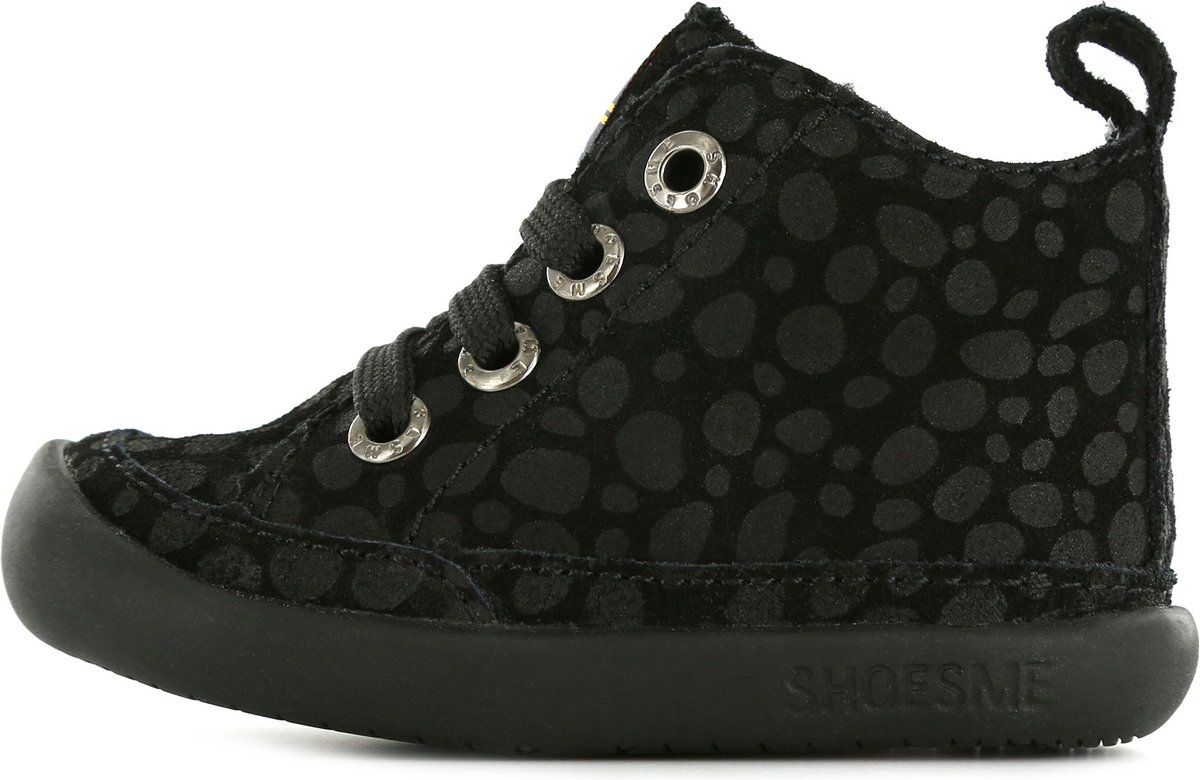 Baby | Veterschoenen | Meisjes, jongens | BLACK ANIMAL PRINT | Leer |  Shoesme | Maat 23 | bol.com