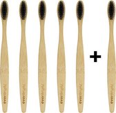 6 stuks vanaf € 1,50 per stuk! Bamboo tandenborstel - ECO Tandenborstel Bamboe - Natuurvriendelijk -6X Bamboe tandenborstel (zacht) |Natural Bamboo | Gratis verzending | Bamboo tan