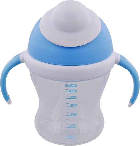 Onderzoek vreugde Volg ons Drinkbeker - rietjesbeker - kinderbeker - 200 ML - vanaf 6 maanden - BPA  free | bol.com