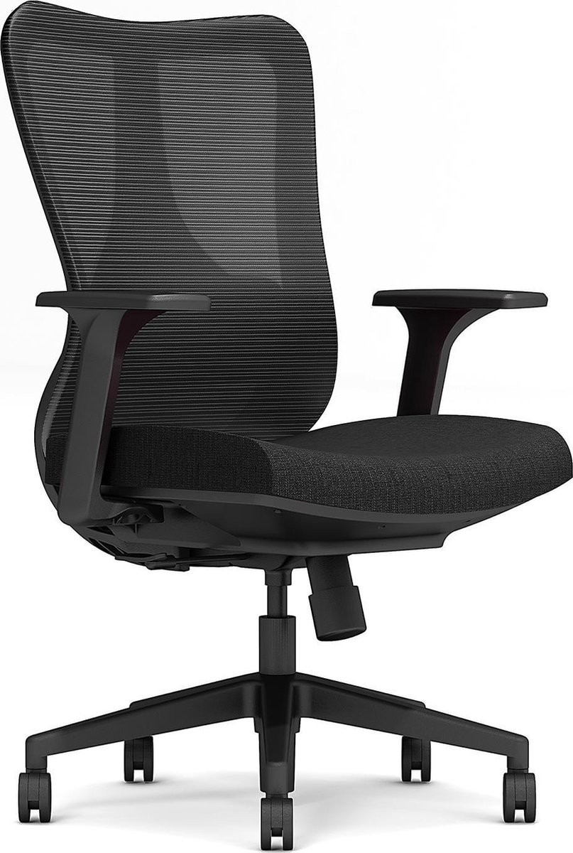 iMove - ergonomische bureaustoel, goed instelbaar - zwart mesh - rugsteun - ergonomisch - best seller