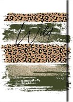 Verhaak Elastomap Stay Wild Karton A4 Groen/wit