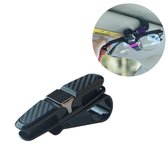 HMerch™ Zonnebril houder voor auto - Zonnebrilhouder - Brilhouder voor auto - Brillenhouder - Zwart