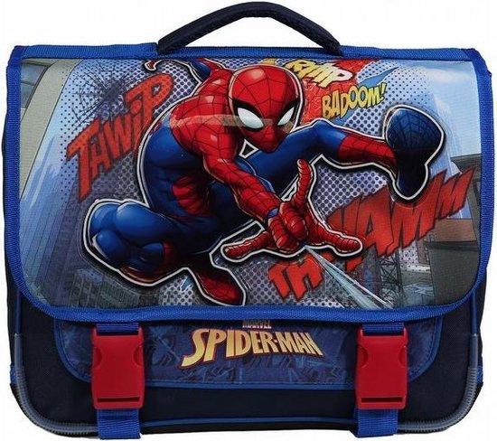 Pijnstiller Dwaal jungle Spiderman boekentas rugzak 38 cm blauw | bol.com
