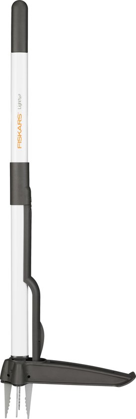 Fiskars Onkruidtrekker Light - Onkruidverwijderaars - Onkruid Trekker met RVS Grijparmen - Wit - 90cm