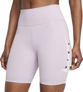 Nike Swoosh Run Sportbroek - Maat S  - Vrouwen - licht roze/wit
