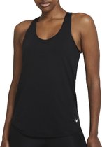 Nike Nike Breathe Cool Sporttop - Maat L  - Vrouwen - zwart - wit