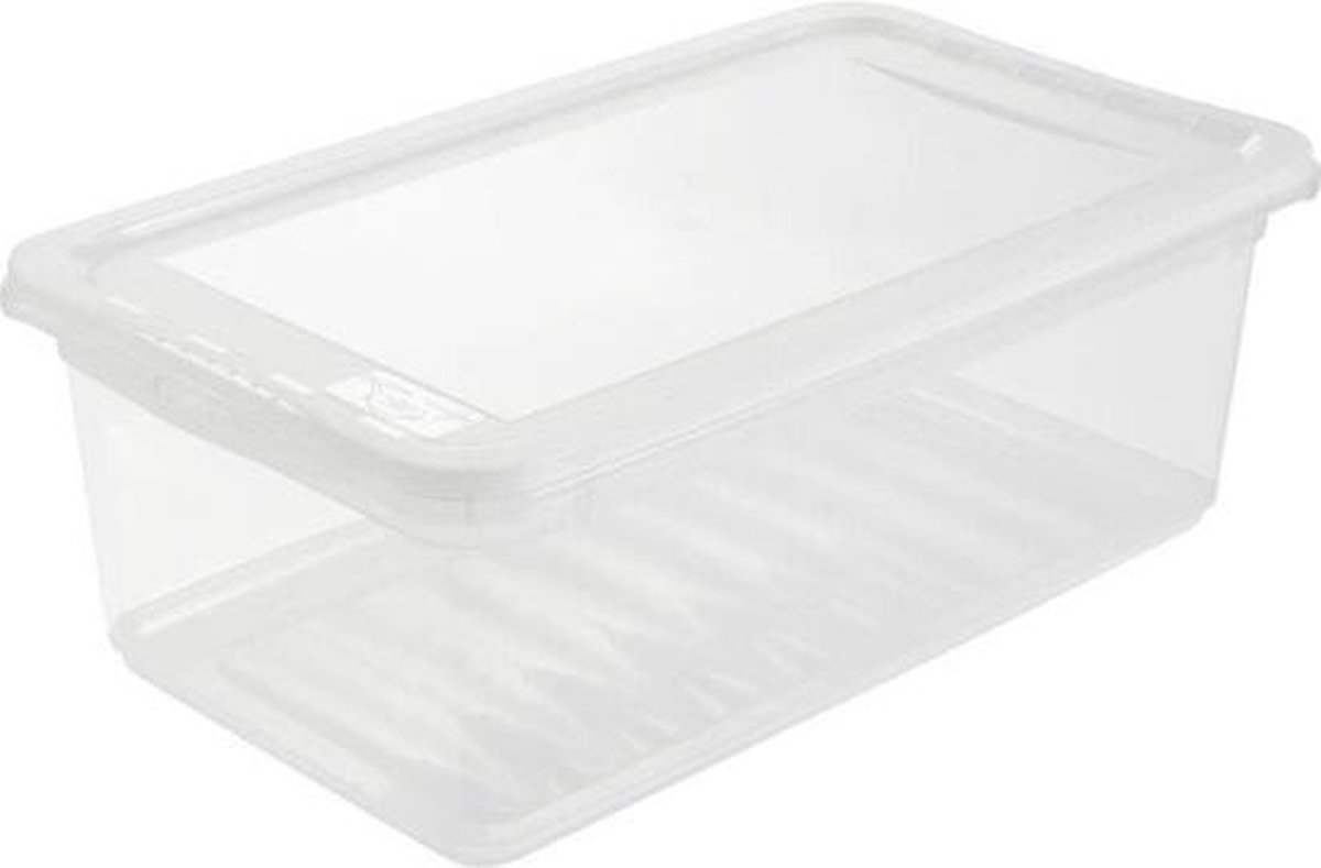 Boite à couvercle de rangement 6 Litres Transparente KEEEPER BEA