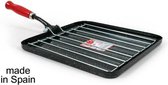 DRAAISPIT GRILL 23CM plein met gevlekt