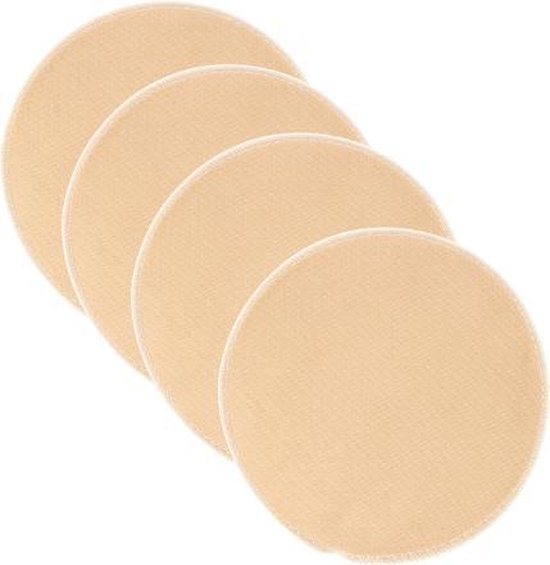 Zoogcompres - Breast Pads Zoogcompressen - Wasbaar - Honey - 4 stuks