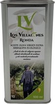 Biologische Extra Vierge Olijfolie - Los Villalones Ronda - Arbequina - 500ml blik
