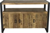 Dressoir mangohout 3 deuren 135 cm