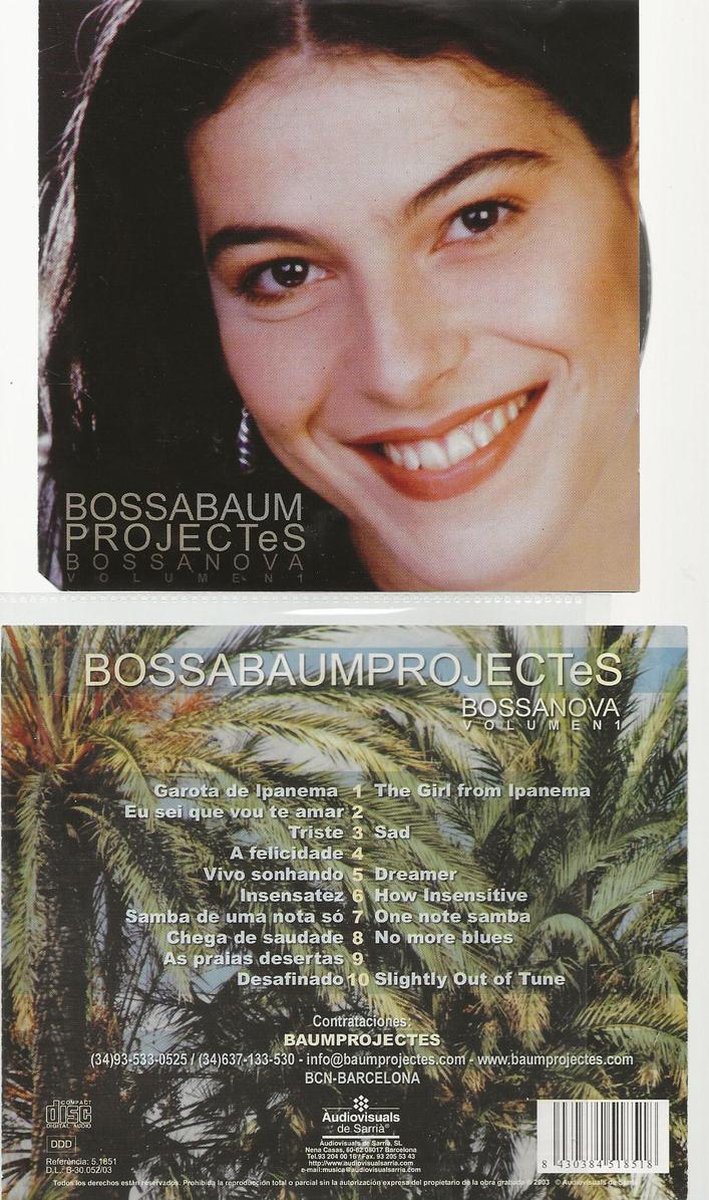 BOSSABAUM PROJECTES - BOSSANOVA vol. 1