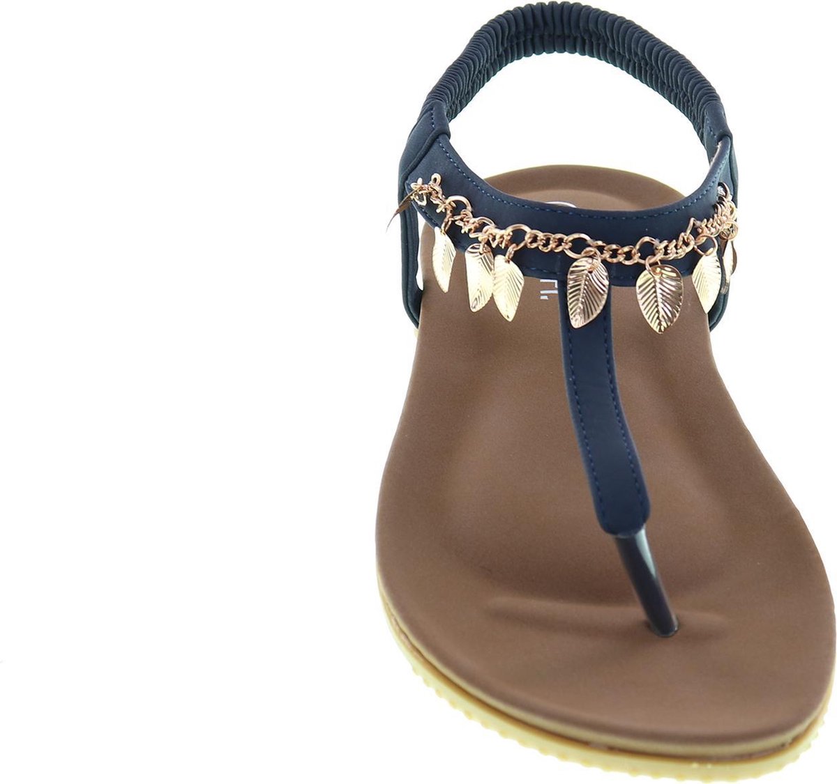 Bohemien Stijl Slippers Met Bedeltjes by Mrchlabel - Donkerblauw - Maat 39