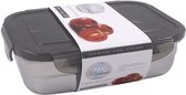 YILTEX - Lunchbox / Lunchbox Volwassenen / Broodtrommel / Brooddoos / Vershouddoos / Vershouddoos Met Deksel - 0.7L - RVS