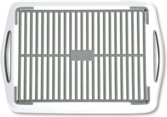 Dienblad met anti-slip noppen - 26 x 35 cm - Horeca dienblad - Wit